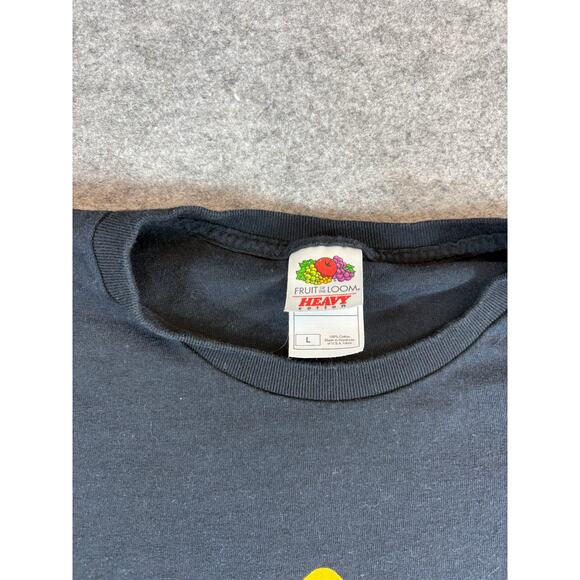 VTG 90s Jesus Rocks Shirt Mens Large Black Christian Graphic Religious Funny Tee - Picture 4 of 4